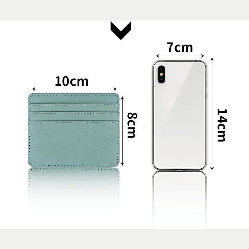 Petzor PU Leather Credit card cases - Slim Multi-Slot Holder for Credit Cards