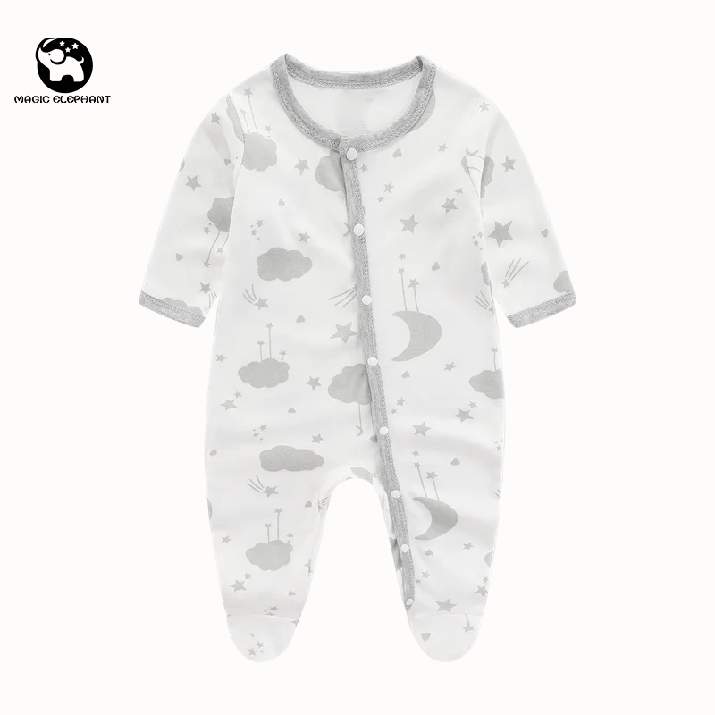 MAGIC ELEPHANT Baby Bodysuit Spring Baby Clothes Summer Girl Romper Soft Boys Jumpsuit Cartoon Children's Clothes 0 to 9 Months
