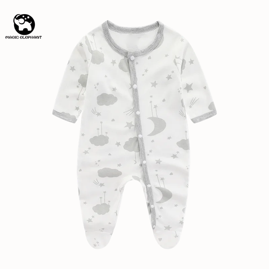MAGIC ELEPHANT Baby Bodysuit Spring Baby Clothes Summer Girl Romper Soft Boys Jumpsuit Cartoon Children's Clothes 0 to 9 Months