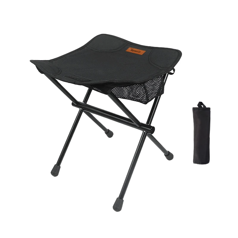 Aquasip Outdoor Portable Folding Stool Aluminum Alloy Minin Storage Chair Camping Fishing Chair Picnic Lightweight Furniture Foldable Camping Bench