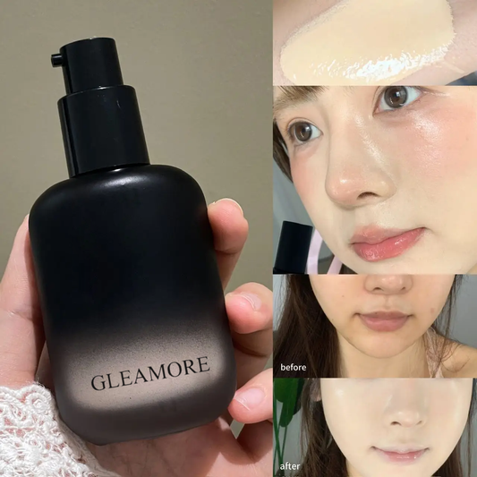 GLEAMORE Mist Soft Creamy Foundation Creamy Texture Lightweight and Breathable Long-Lasting Waterproof Oil-Controlling and Doesn'T Strip Off Makeup