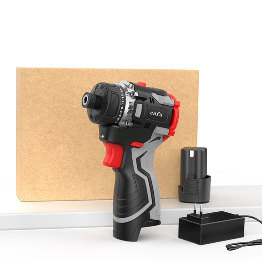 cafu 16.8V Lithium-ion Cordless Drill Handheld Universal Brushless Double Speed Driver Cordless Screwdriver Electric drills
