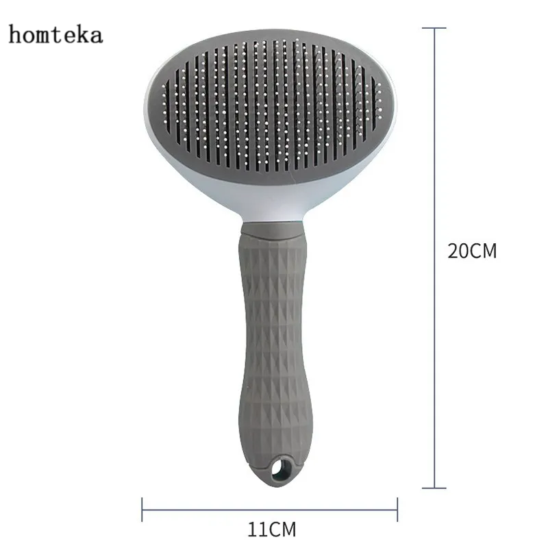 homteka Pet Dog Hair Brush Cat Comb Pet Hair Remover Brush for Dogs Cats Puppy Kitten Grooming Tools Dogs Accessories Pet Supplies Pet brushes