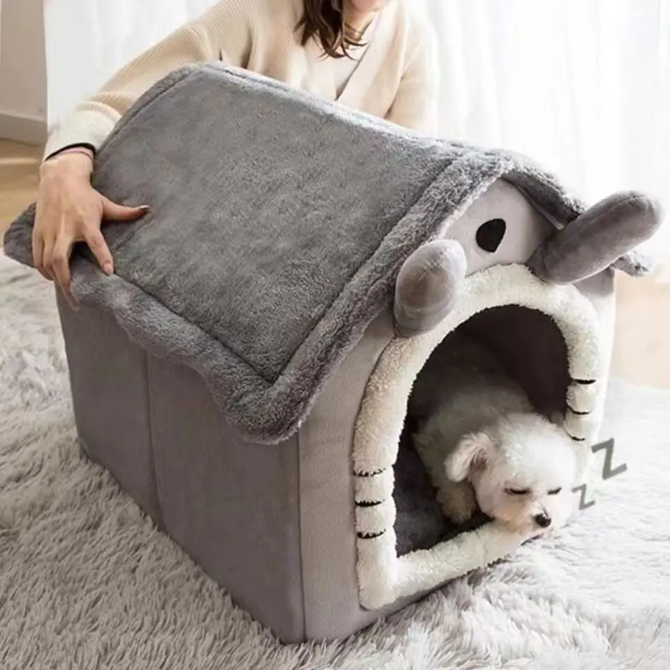 NIOIB All Season Kennels for household pets Removable Washable for Small Dogs Teddy Winter Warm Cat Dog House