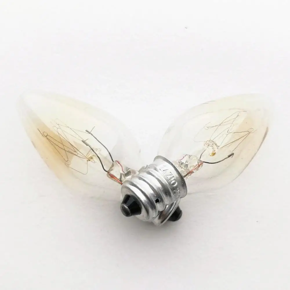 AXOJOLT Light Bulb 220V Transparent Warm Color C7 Incandescent Lamp Bulb