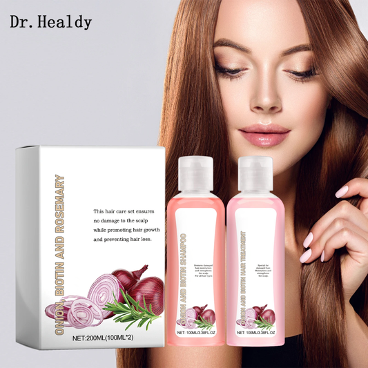 Dr.Healdy Biotin Rosemary Shampoo Care Set Shampoo Conditioner For All Hair Types Hair Shampoo Paraben Free Healthy Hair Care Gift