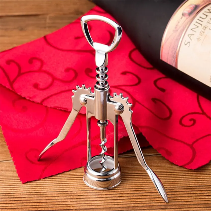 LOQUMLOI Wine Opener Multifunctional Corkscrew Bottle Opener Zinc Alloy Cork Remover Premium Winged Wine Bottle Opener