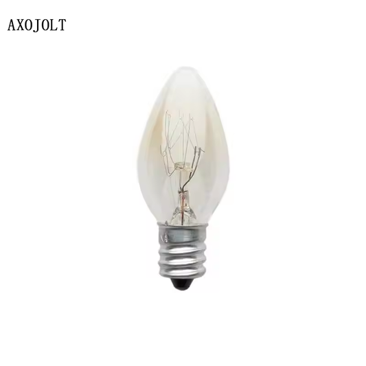AXOJOLT Light Bulb 220V Transparent Warm Color C7 Incandescent Lamp Bulb