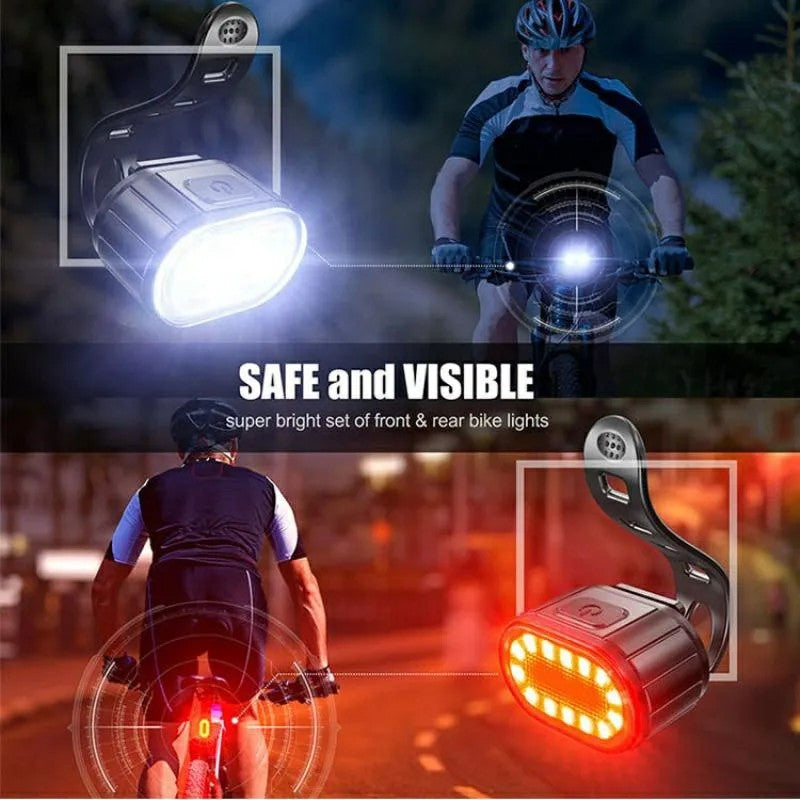 Zypherion Bike Lighting Front and Rear Lights Bicycle Lamp Led Cycling Light Bike Flashlight for Bicycle Front Taillight Lantern