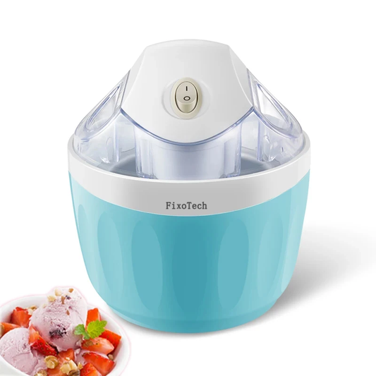 FixoTech 220V Portable Electric Ice Cream Maker DIY Ice Cream Machine Frozen 500ml Electrical ice cream makers