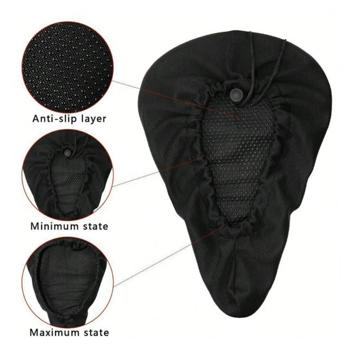 Bicycle Seat Cushion Comfortable Gel Cushion For Men And Women Bicycle Seat Cover Super Soft Sports saddle covers for bicycles