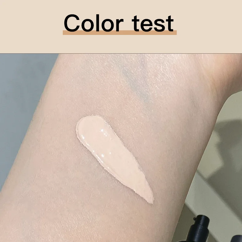 GLEAMORE Mist Soft Creamy Foundation Creamy Texture Lightweight and Breathable Long-Lasting Waterproof Oil-Controlling and Doesn'T Strip Off Makeup