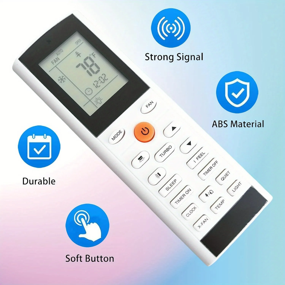 KULOLKU Suitable for Air Conditioner Remote Controls Remote controls for air-conditioning apparatus